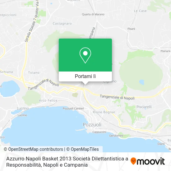 Mappa Azzurro Napoli Basket 2013 Società Dilettantistica a Responsabilità