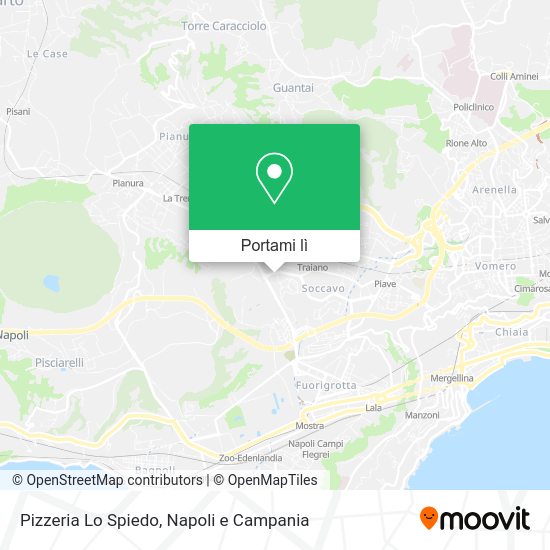 Mappa Pizzeria Lo Spiedo