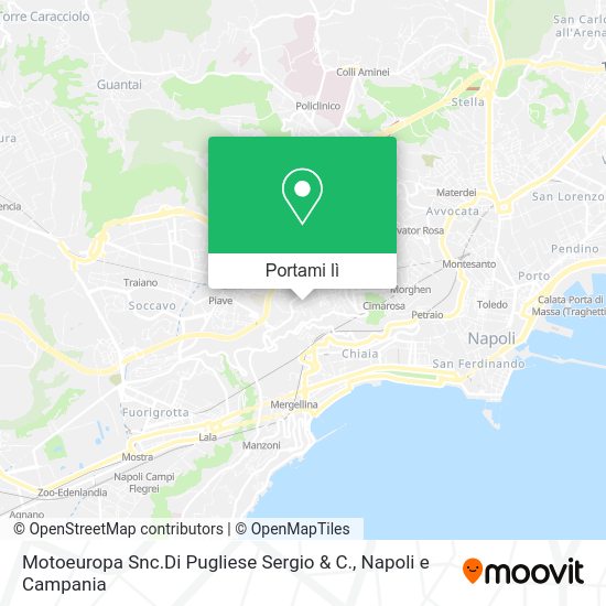 Mappa Motoeuropa Snc.Di Pugliese Sergio & C.