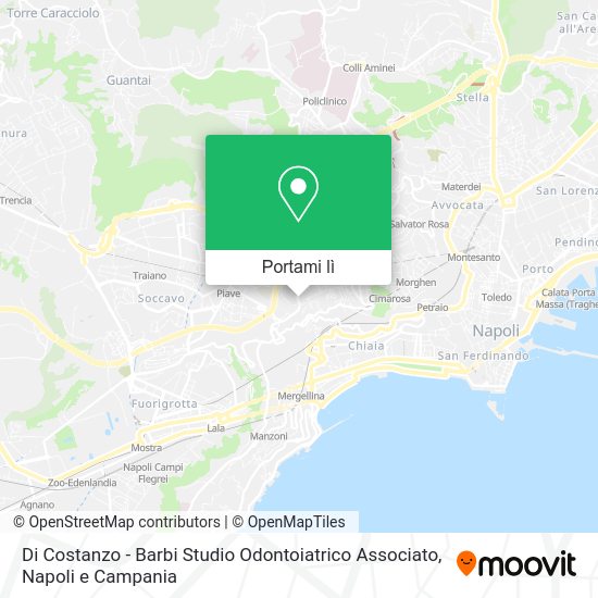 Mappa Di Costanzo - Barbi Studio Odontoiatrico Associato