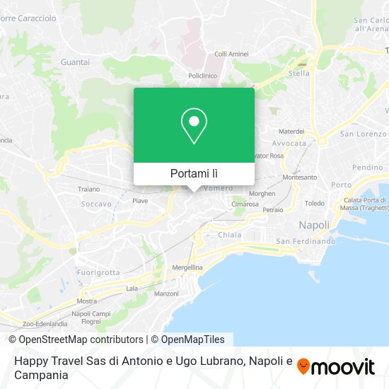 Mappa Happy Travel Sas di Antonio e Ugo Lubrano