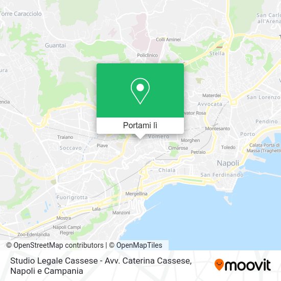 Mappa Studio Legale Cassese - Avv. Caterina Cassese