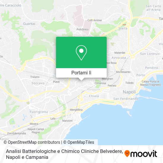 Mappa Analisi Batteriologiche e Chimico Cliniche Belvedere
