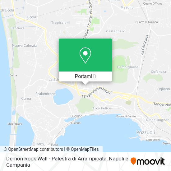 Mappa Demon Rock Wall - Palestra di Arrampicata