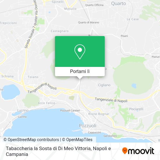 Mappa Tabaccheria la Sosta di Di Meo Vittoria