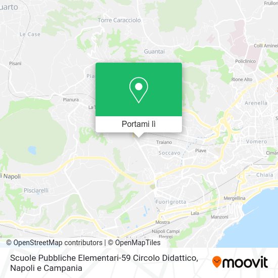 Mappa Scuole Pubbliche Elementari-59 Circolo Didattico