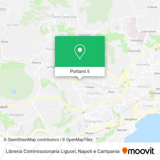 Mappa Libreria Commissionaria Liguori