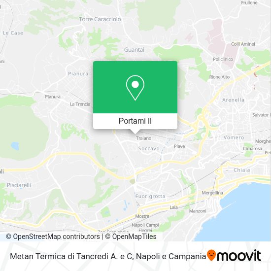 Mappa Metan Termica di Tancredi A. e C