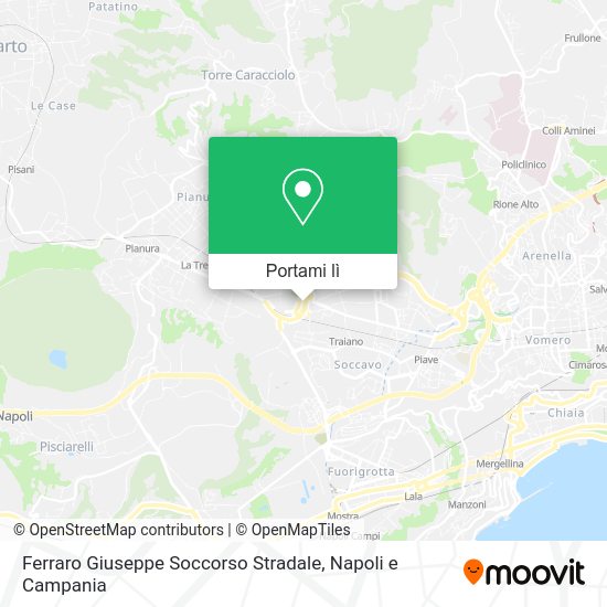 Mappa Ferraro Giuseppe Soccorso Stradale