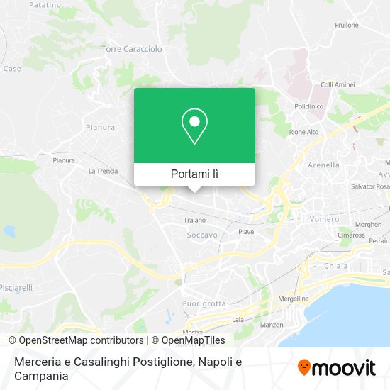 Mappa Merceria e Casalinghi Postiglione