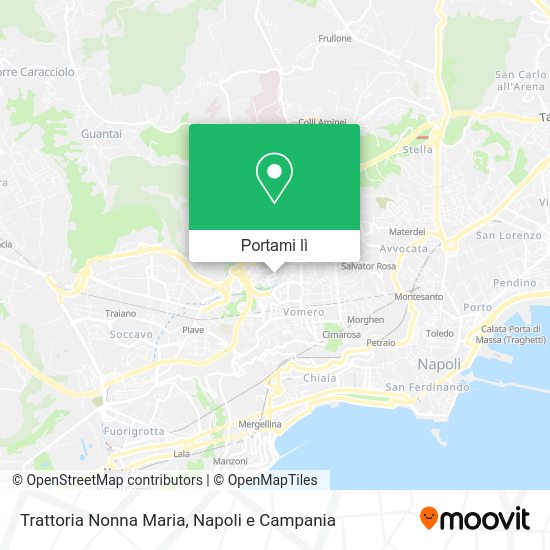 Mappa Trattoria Nonna Maria