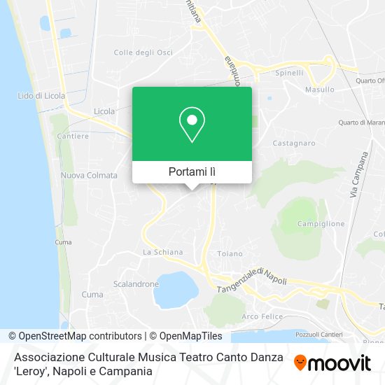 Mappa Associazione Culturale Musica Teatro Canto Danza 'Leroy'