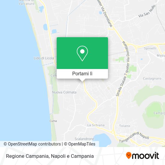 Mappa Regione Campania