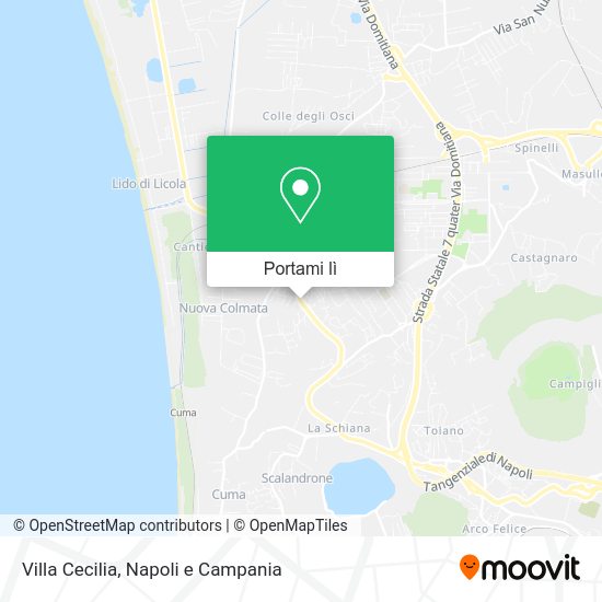 Mappa Villa Cecilia