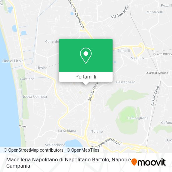 Mappa Macelleria Napolitano di Napolitano Bartolo