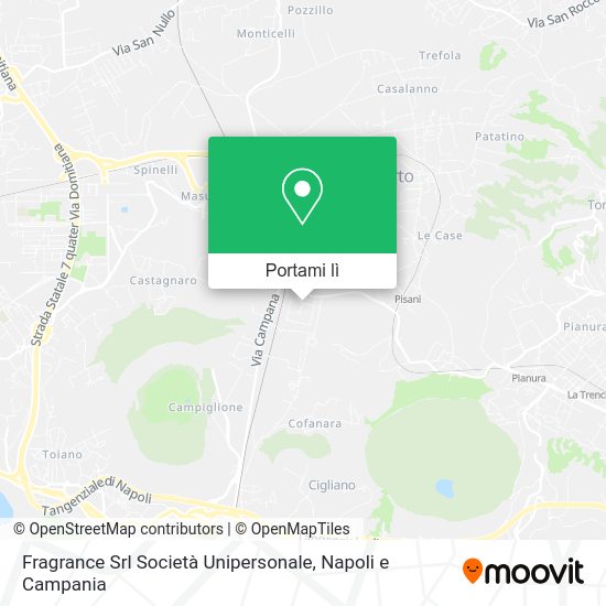 Mappa Fragrance Srl Società Unipersonale