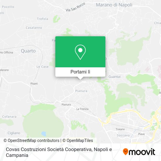 Mappa Covas Costruzioni Società Cooperativa