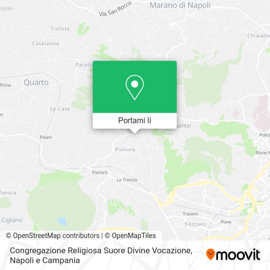 Mappa Congregazione Religiosa Suore Divine Vocazione