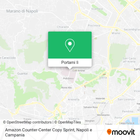 Mappa Amazon Counter-Center Copy Sprint