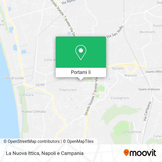Mappa La Nuova Ittica