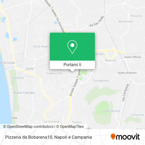 Mappa Pizzeria da Bobarena10