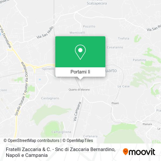 Mappa Fratelli Zaccaria & C. - Snc di Zaccaria Bernardino