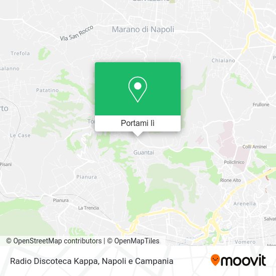 Mappa Radio Discoteca Kappa