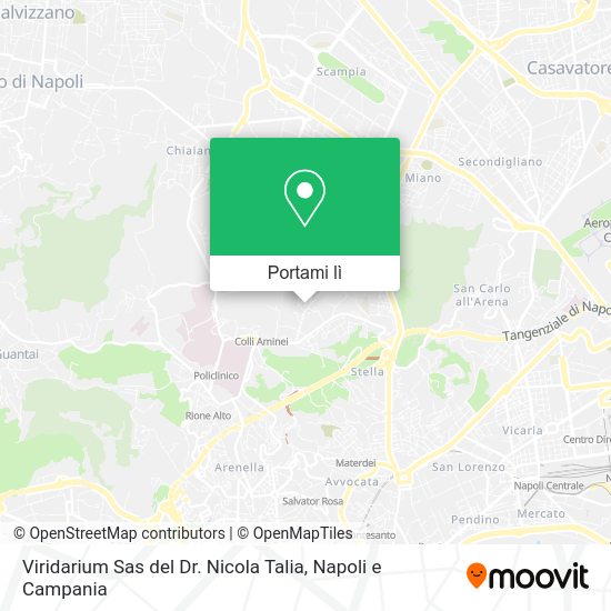 Mappa Viridarium Sas del Dr. Nicola Talia
