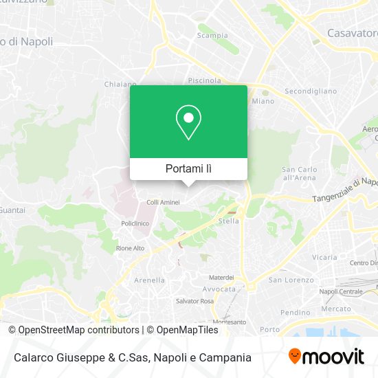 Mappa Calarco Giuseppe & C.Sas