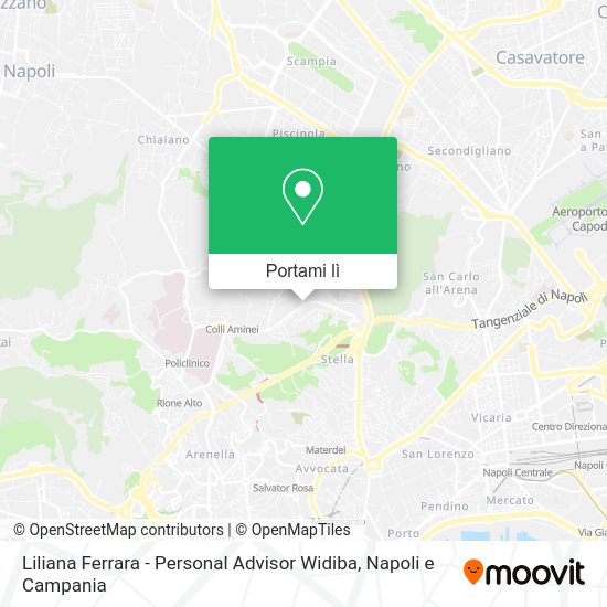 Mappa Liliana Ferrara - Personal Advisor Widiba