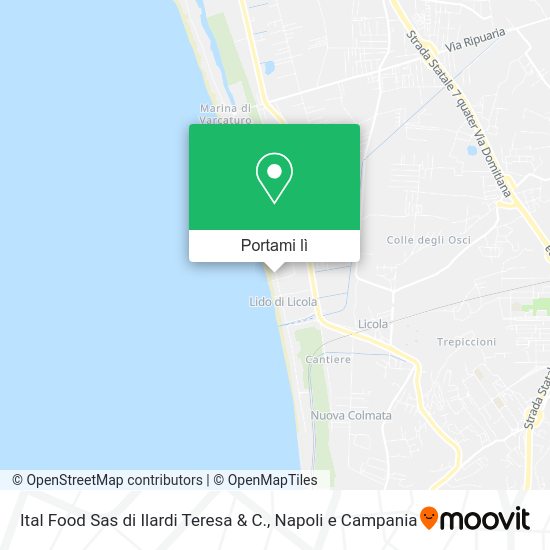 Mappa Ital Food Sas di Ilardi Teresa & C.