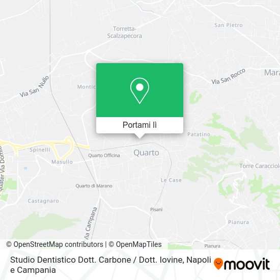 Mappa Studio Dentistico Dott. Carbone / Dott. Iovine