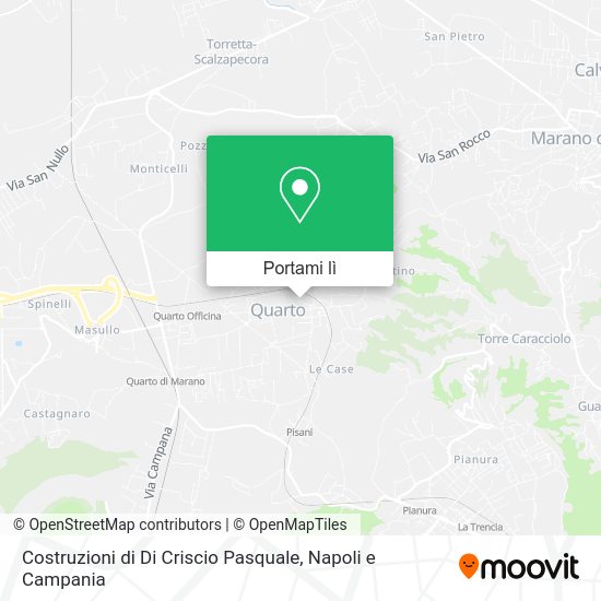 Mappa Costruzioni di Di Criscio Pasquale