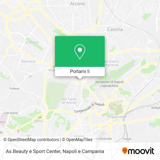Mappa As.Beauty e Sport Center
