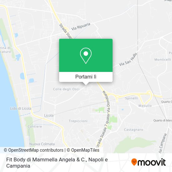 Mappa Fit Body di Mammella Angela & C.