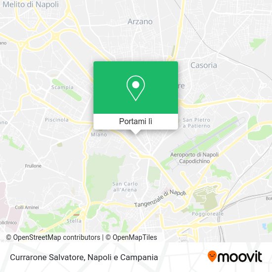 Mappa Currarone Salvatore