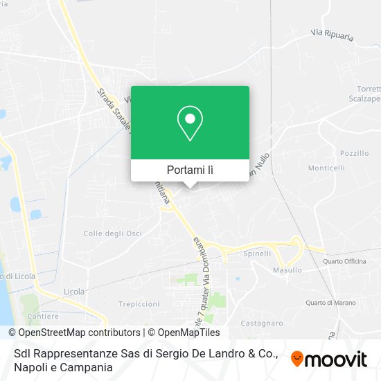 Mappa Sdl Rappresentanze Sas di Sergio De Landro & Co.