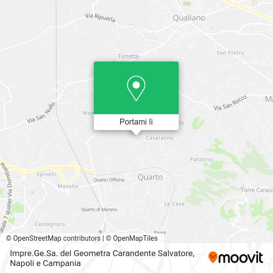 Mappa Impre.Ge.Sa. del Geometra Carandente Salvatore