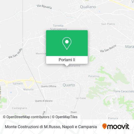 Mappa Monte Costruzioni di M.Russo