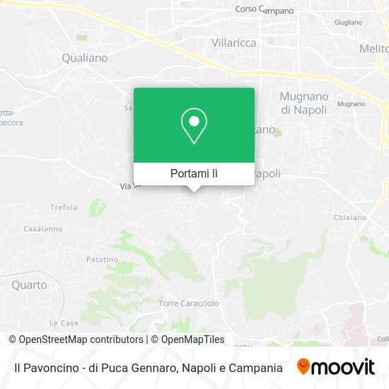 Mappa Il Pavoncino - di Puca Gennaro