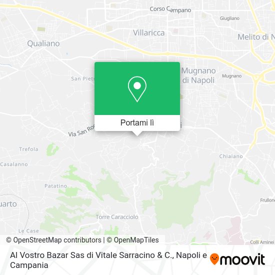 Mappa Al Vostro Bazar Sas di Vitale Sarracino & C.