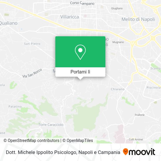 Mappa Dott. Michele Ippolito Psicologo