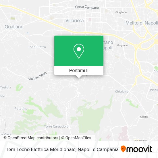 Mappa Tem Tecno Elettrica Meridionale