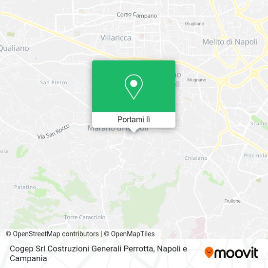 Mappa Cogep Srl Costruzioni Generali Perrotta