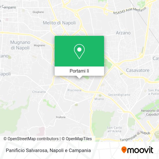 Mappa Panificio Salvarosa