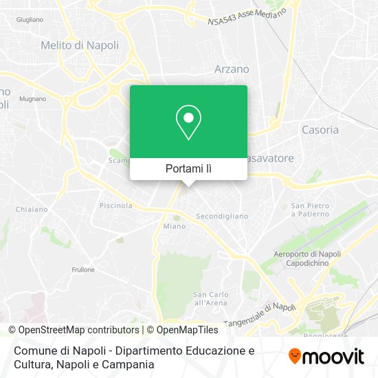 Mappa Comune di Napoli - Dipartimento Educazione e Cultura