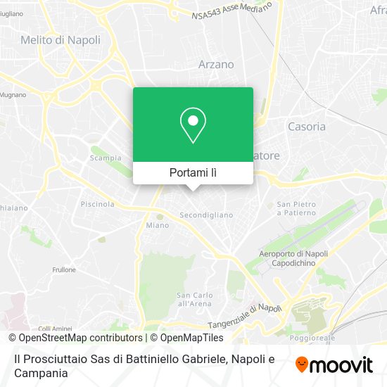 Mappa Il Prosciuttaio Sas di Battiniello Gabriele