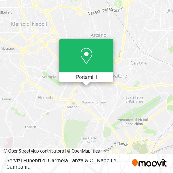 Mappa Servizi Funebri di Carmela Lanza & C.