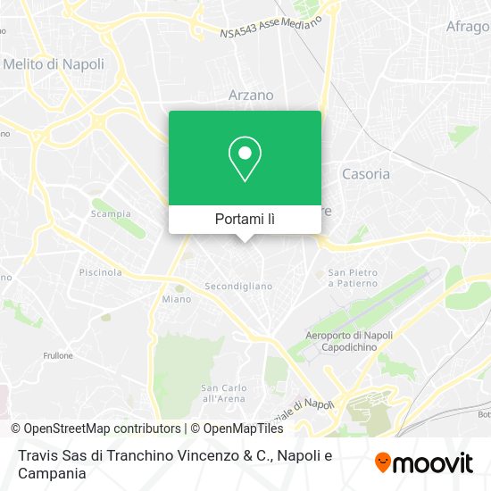 Mappa Travis Sas di Tranchino Vincenzo & C.