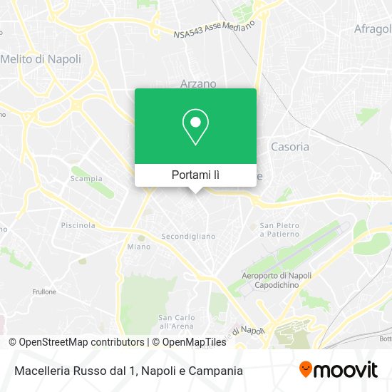 Mappa Macelleria Russo dal 1